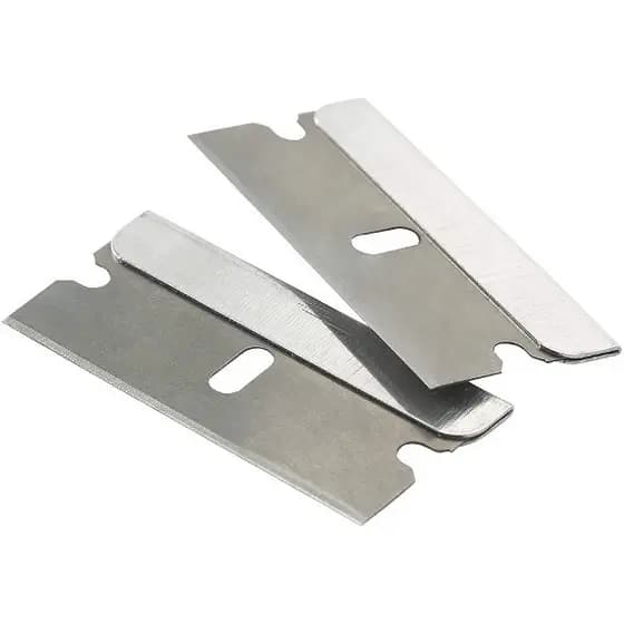 kit 10 Laminas Para Ratinho Raspador De Cola De Vidro Insulfilme