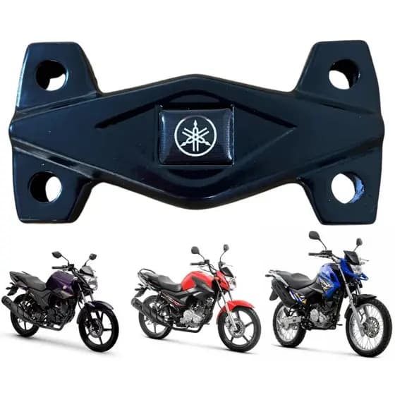 Mesa Cadeado Mesinha Guidão Yamaha Ybr Factor Fazer Crosser 2015 Até 2023 Preto