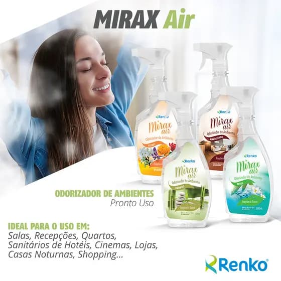 Odorizador de Ambientes Mirax Air 500ml Renko