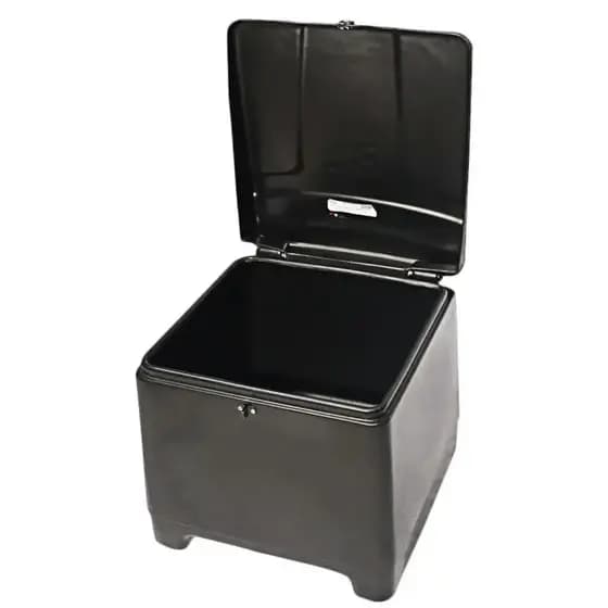 Baú resiplastic 90L Quadrado Reforçado entrega P/motoboy