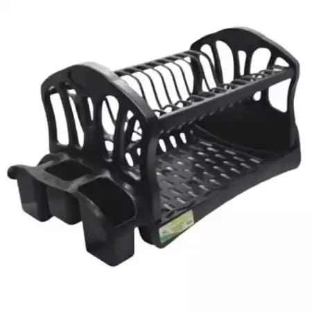 Escorredor Duplo de Louças preto