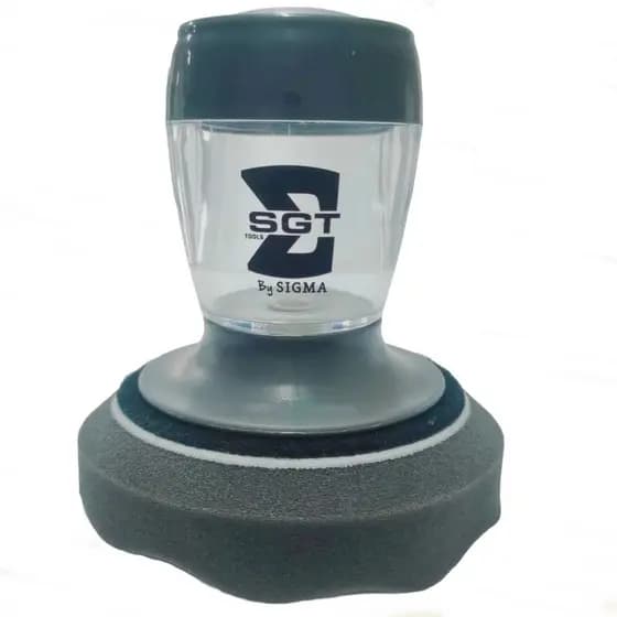 Aplicador De Pneu Pretinho Com Dispenser E Espuma Anti Sujeira
