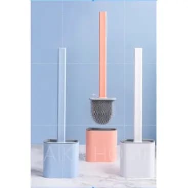 Escova Sanitária Silicone Quadrada Limpeza Banheiro Parede