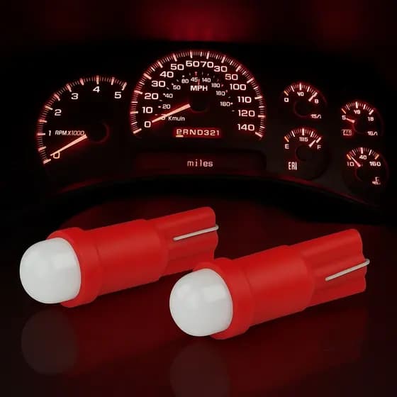 Lâmpada Led Carro T5 COB painel 12v led T5 pinguinho painel carro moto camarãozinho