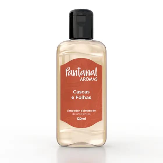 Limpador Concentrado Cascas e Folhas 120ml Pantanal Aromas Aconchego e Perfume Casa Limpa