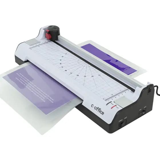 Plastificadora Portátil com Cortador A4 COLM S-230 C