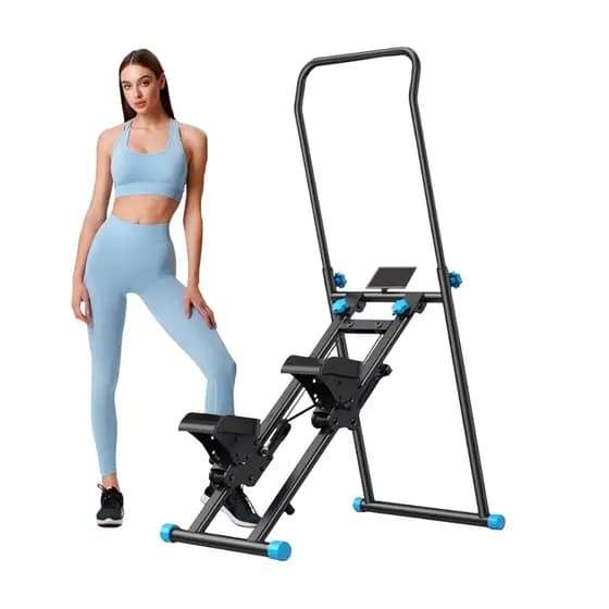 Simulador Escada Caminhada Vertical Dobrável Estocasa Preto / Branco