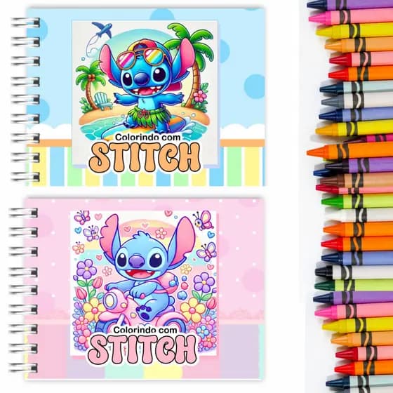 Kit C/ 2 Livros De Colorir Desennho Capa Dura Holográfico A5 180g 50 Folhas cada.