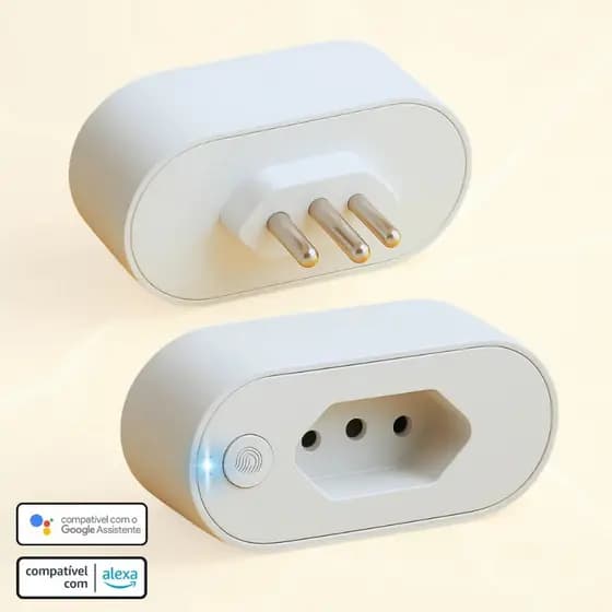 Tomada Inteligente Wi-Fi ,Smart Plug,16A e 20A Alexa e Google - ASUS