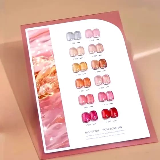 Esmalte em Gel Magnético Dafu Rose Love 10ml Cat Eye Sem TPO HEMA UV/LED