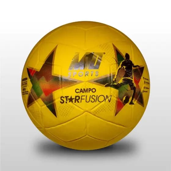 BOLA DE FUTEBOL - CAMPO - CHAMPIONS SOCCER BALL M10 AMARELA MSM07