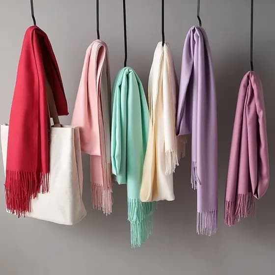 Cachecol Inverno Lenço Pashmina Xale Echarpe Feminino Grossa