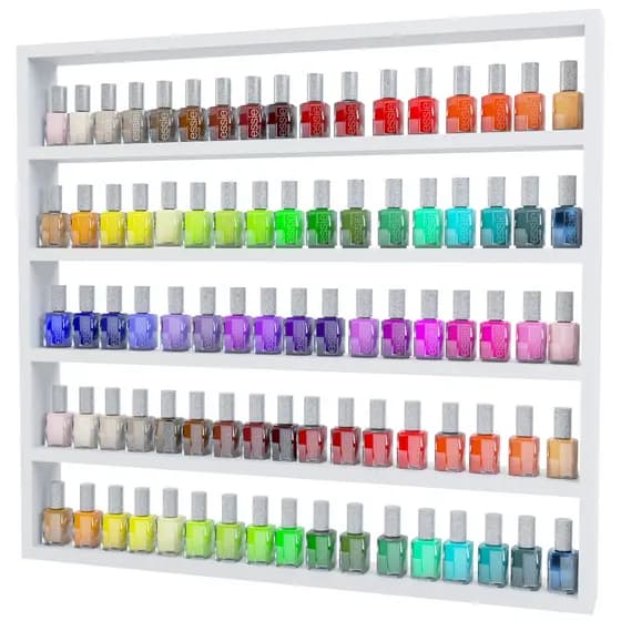 Expositor Nicho Porta De Esmaltes Salão Para Maquiagem Display Coleção Brinquedos Perfumes Essencias