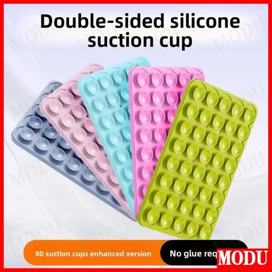 Punho Pegajoso De Telefone De Silicone Dupla Face , Suporte Capa Sucção Para iPhone E Android , Celular Mãos-Livres Espe
