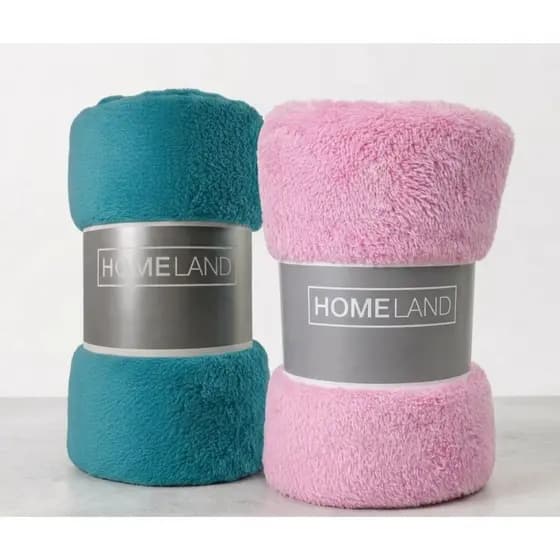 Kit 2 Mantas Cobertor Casal Liso Homeland Casal