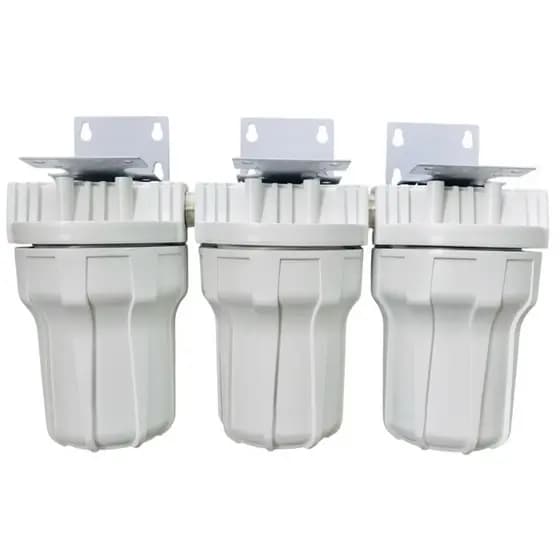 Filtro de Água Triplo 5 Purificador Agua para Baixo de Pia Cerveja Artesanal Bebedouros