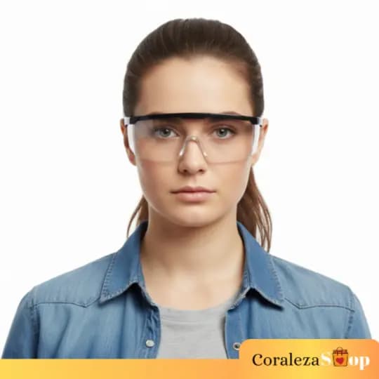 Kit c/ 4 Óculos de Proteção - Sky Clear Delta Plus | EPI Lente Incolor de Policarbonato