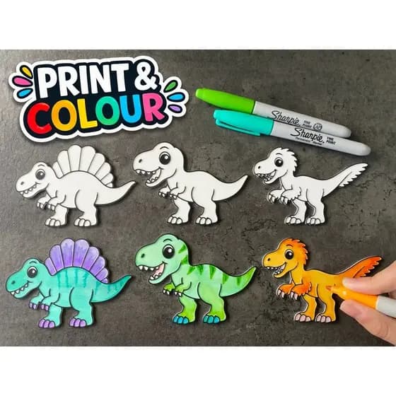 Conjunto de colorir infantil Bluey Dinossauros Unicórneo Pokemon Patrulha Canina
