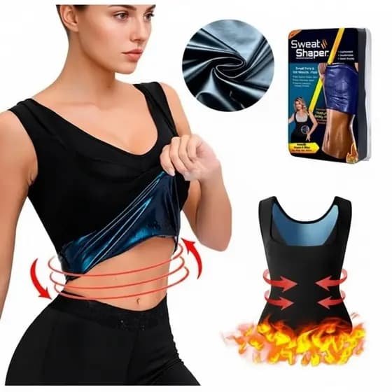 Camisa Regata Termica Cinta Camiseta Compressão Abdominal Feminina Sauna Modeladora Redutora Medidas