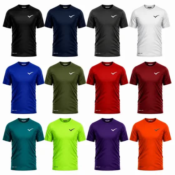 Camiseta Dry Fit Masculina - Casual - Treino - Academia - Esportes - Exercícios - Corrida - P Ao EXG