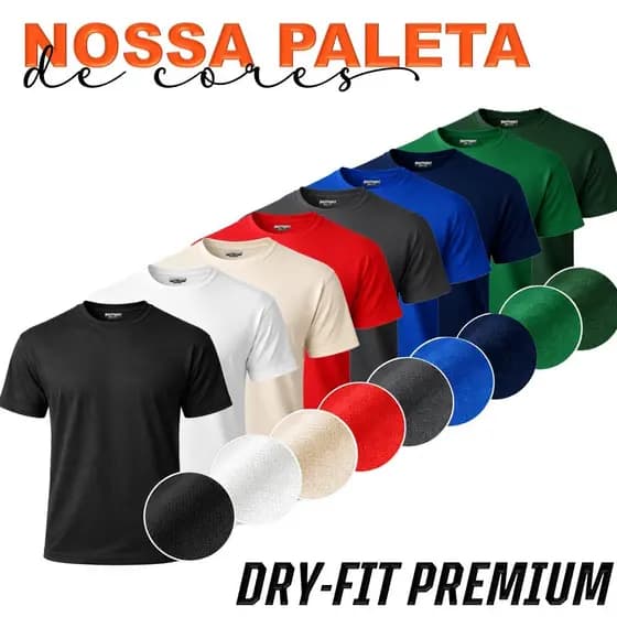 Camisa Camiseta Para Academia Treino HELANCA Preto - Branco - Azul - Vermelho do P ao Plus Size