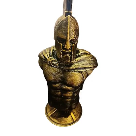 Estatueta Busto Decorativo Decoração Rei Leonidas 300 de Esparta