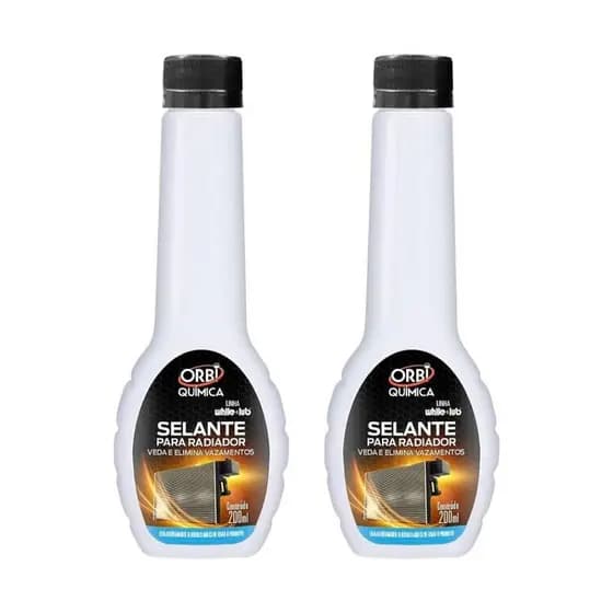 Selante para Radiador Orbi 200ml 2 Unidades - Veda e Elimina Vazamentos