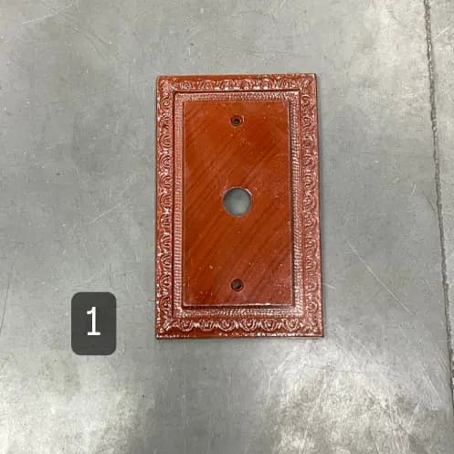 placa colonial mogno 4x2