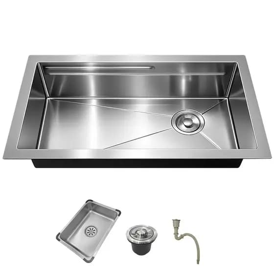 Cuba Pia Cozinha Gourmet Premium 78x43 Inox 304 Escovado Brinovar