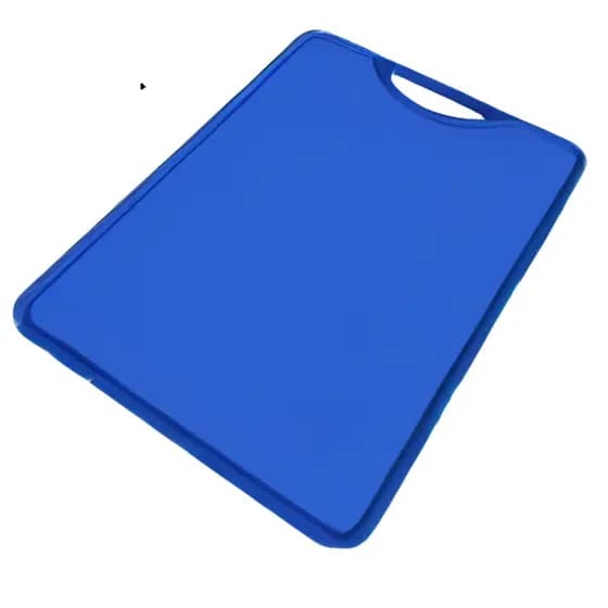 Tábua de Corte Plástica Prime 40x30cm Placa Cozinha Resistente Cor Azul