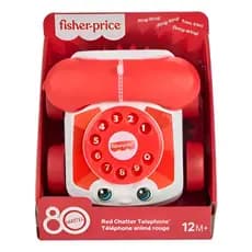Fisher-price Telefone De Chatter Vermelho - Mattel Jgg97