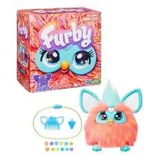 Brinquedo Furby Interativo Coral Com Luz E Som - Hasbro F6744