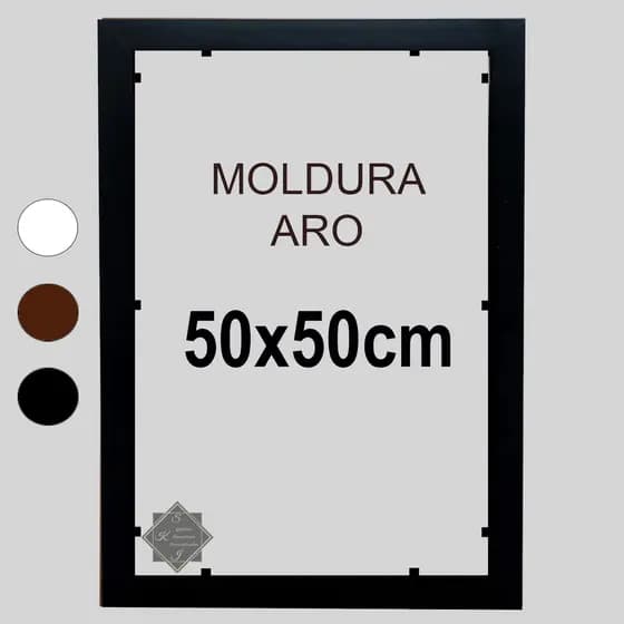 Moldura Quadro Aro 50x50cm