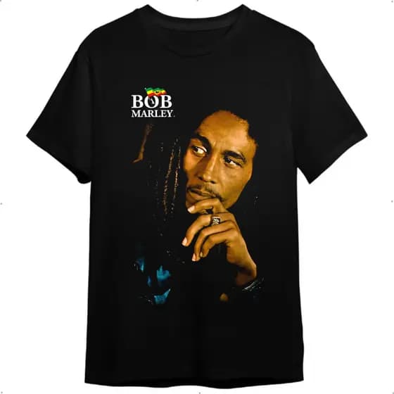 Camiseta Bob Marley Fan Camisa Basica Estampada Lançamento