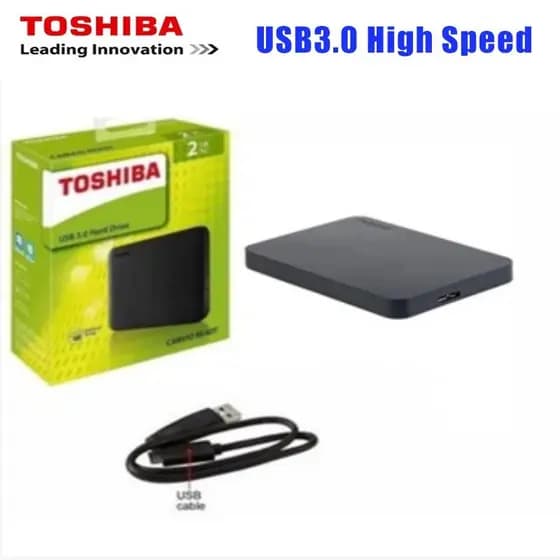 Toshiba Disco Rígido Externo HD 1TB/2TB/4TB SSD 1TB USB 3.1 Tipo C Interface De Alta Qualidade