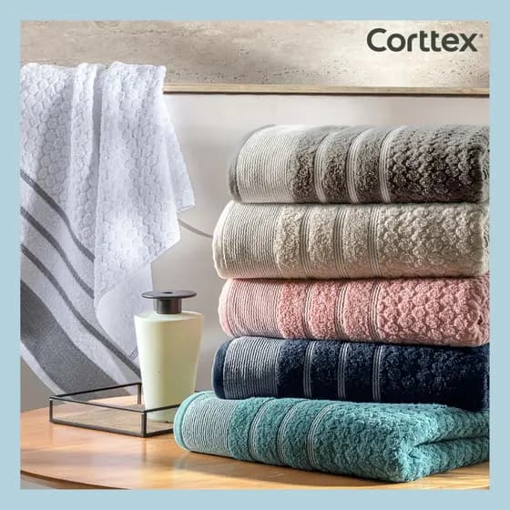 Toalha Banhão Ultra Macia Treviso Corttex 100%algodão 80cm x 150cm Gigante Felpuda 450g/m²