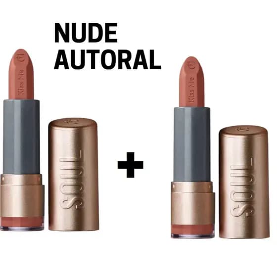 Batom NUDE AUTORAL Soul Kiss Me Efeito Matte 3,7g