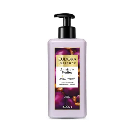 Creme Hidratante Desodorante Corporal Instance Ameixa E Praliné 400Ml
