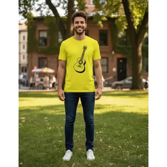 Camiseta Masculina Samba Cavaco Estampa Sambista Algodão Manga Curta Casual Confortável P M G GG