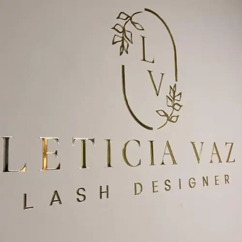 Letreiro Logo 3D 150cm + Gabarito de Instalação Fácil - Acrílico Espelhado Rosé, Gold ou Prata