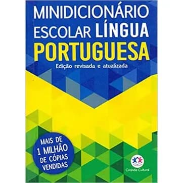 Ciranda Cultural Minidicionário escolar Língua Portuguesa (papel off-set), Multicores Capa comum – 30 janeiro 2018