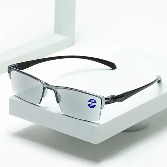 Óculos de Leitura Inteligente Anti Luz Azul Automático + Estojo Premium | +1 a +6 | Ideal para Celular e Computador