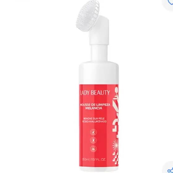 lady beauty mousse de limpeza melancia