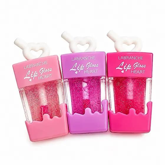 Lip gloss heart