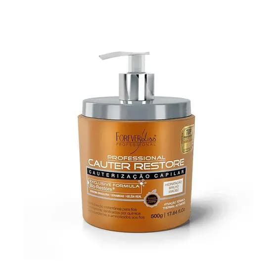Mascára Forever Liss Cauter Restore Cauterização Capilar 500g
