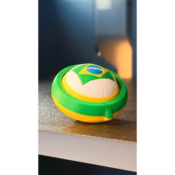 🟢🔵 Chaveiro Bandeira do Brasil – Estilo Premium 🇧🇷