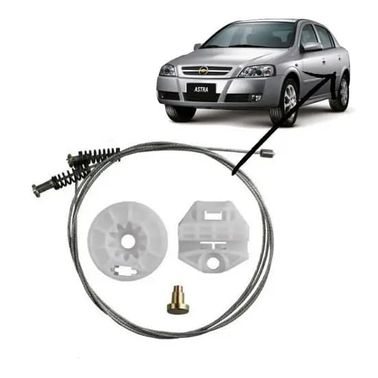 Kit Reparo Maquina Vidro Elétrica Astra Traseira Com NF