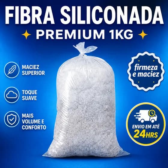 Fibra Siliconada Antialérgica Enchimento Alta Qualidade