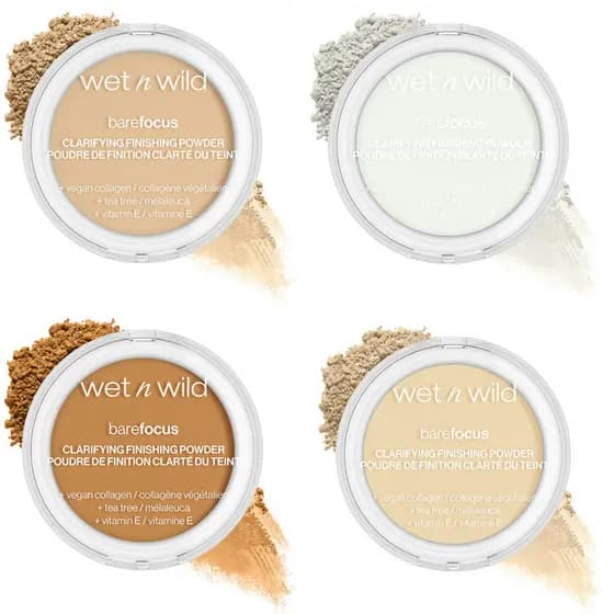Pó de Acabamento Matte Cobertura Leve Clarificante Wet n Wild - Bare Focus