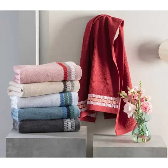 Toalha De Rosto Coimbra 50cm X 70cm Varias Cores Materiais Nobres acabamento Luxuoso